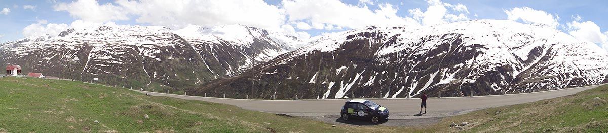 Auf dem Weg konnte man das Aplenpanorama bestaunen