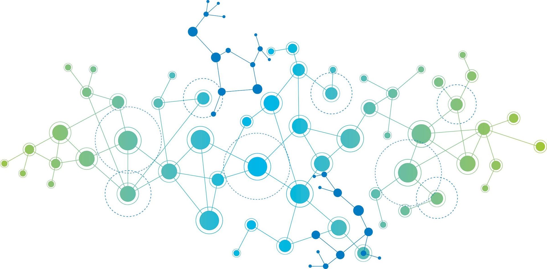 Nods symbolize the grid of the algorithm of the Virtual Power Plant.