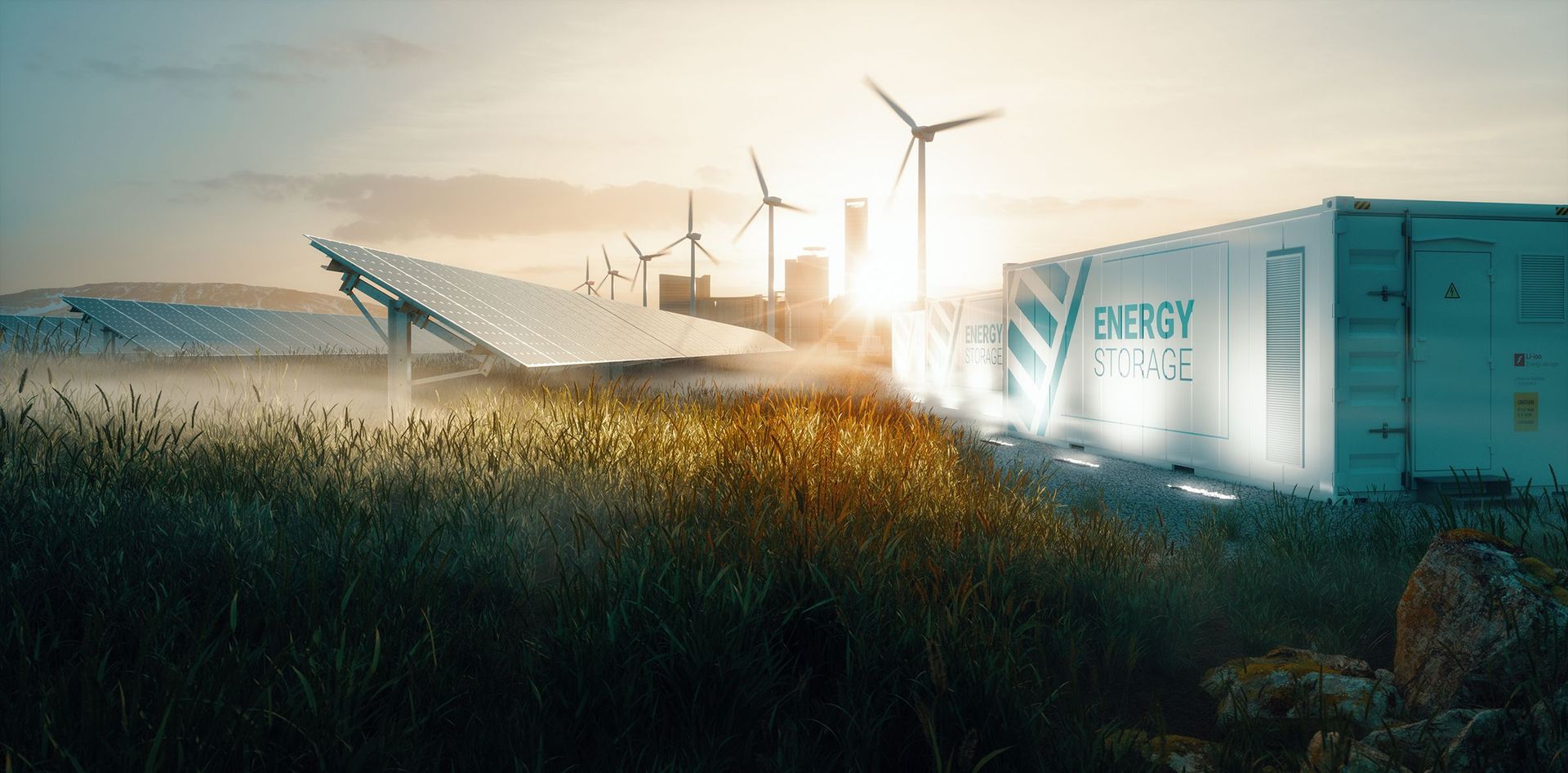 Batteriespeicher im Virtuellen Kraftwerk Next Kraftwerke