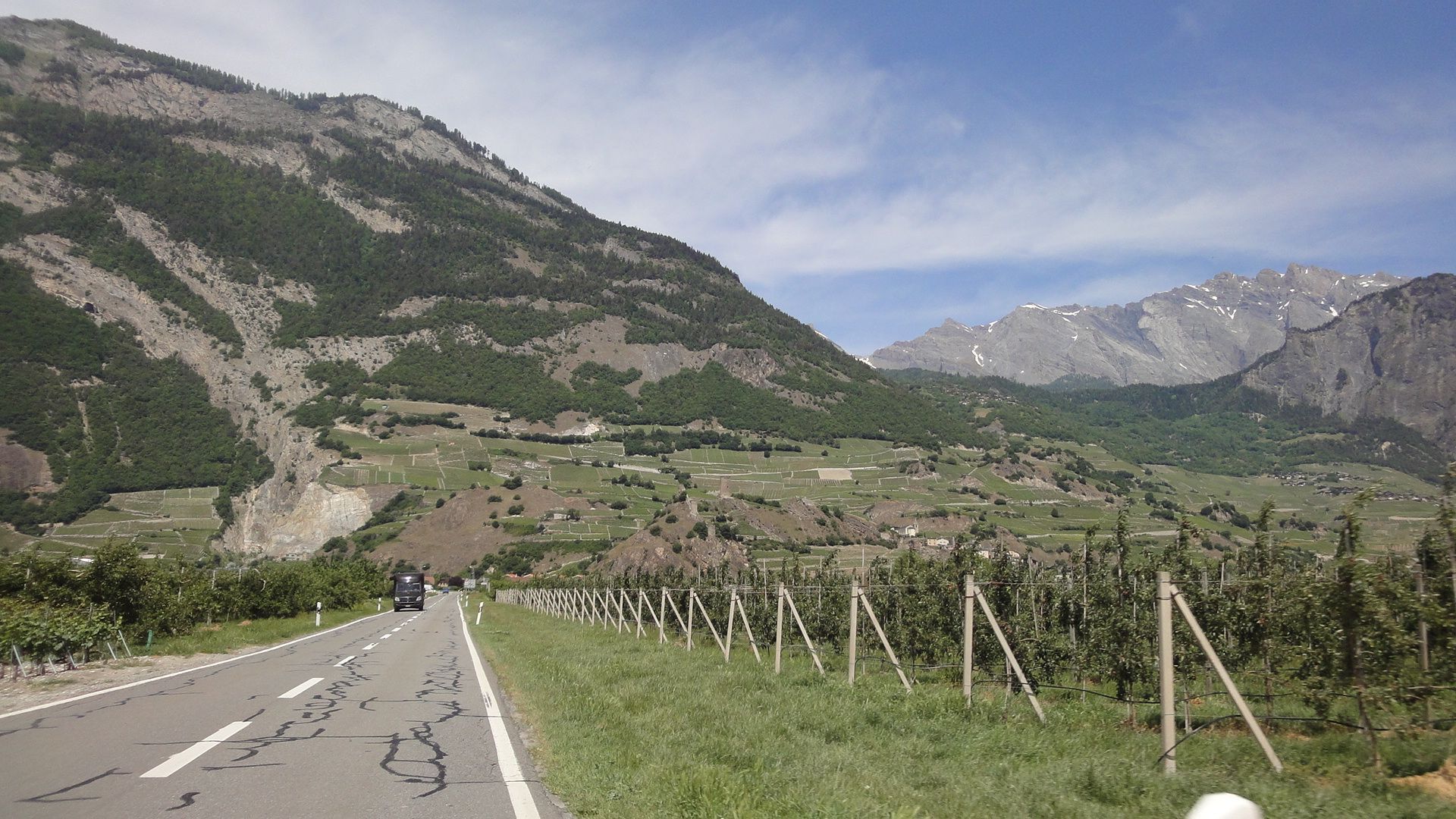 Auf der Strecke der diesjährigen Wave konnte diese Berg- und Tallandschaft bewundert werden.