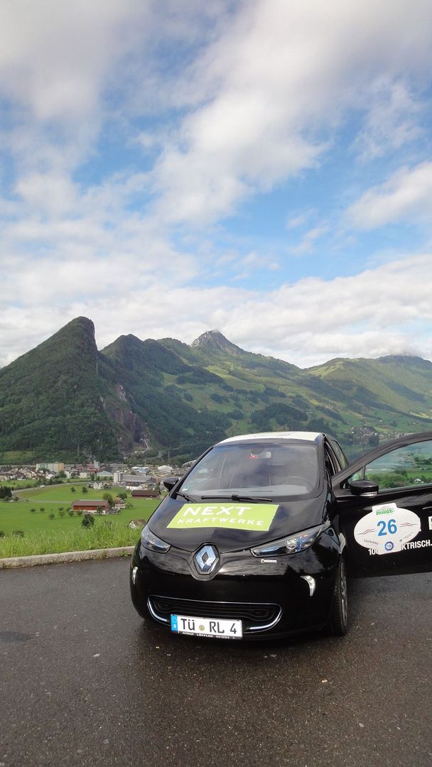 Dieser Renault Zoe, der hundertprozentig mit Strom angetrieben wird, ging für Next Kraftwerke bei der diesjährigen Wave an den Start.
