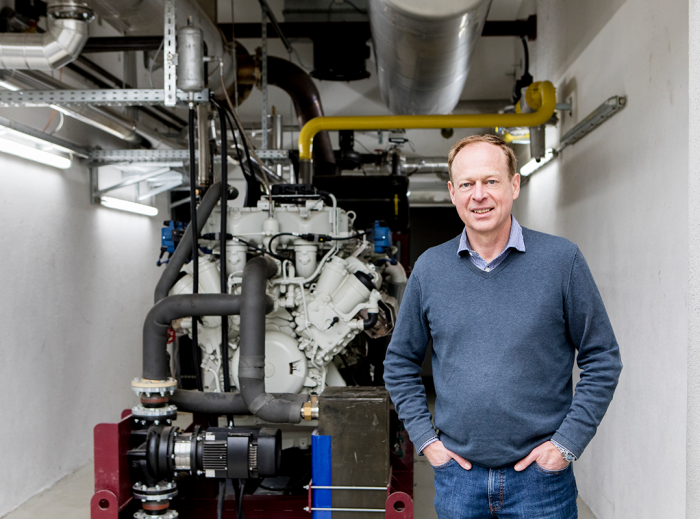 The CHP plant from Hartmann GmbH & Co. KG