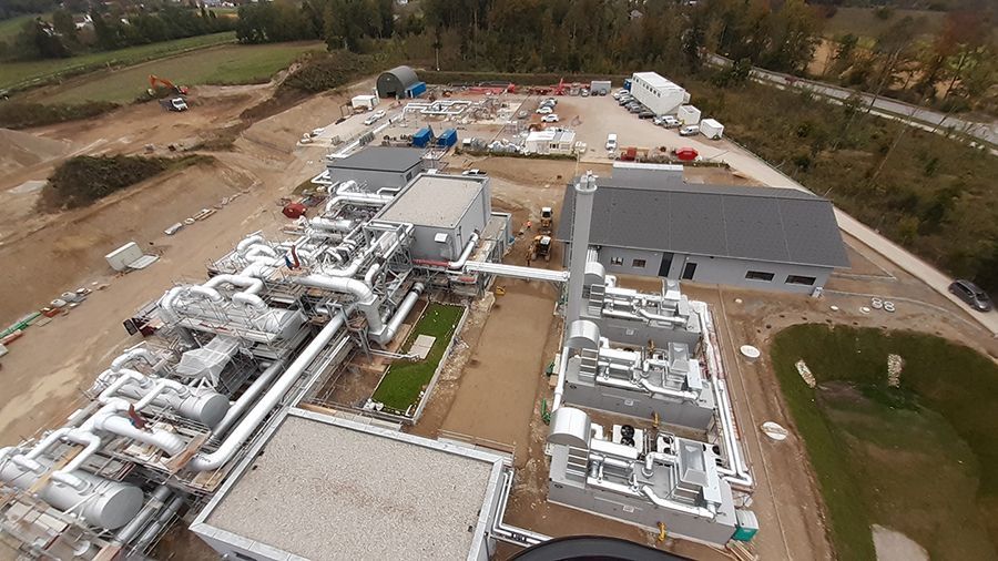 Building of a Geothermal Plant