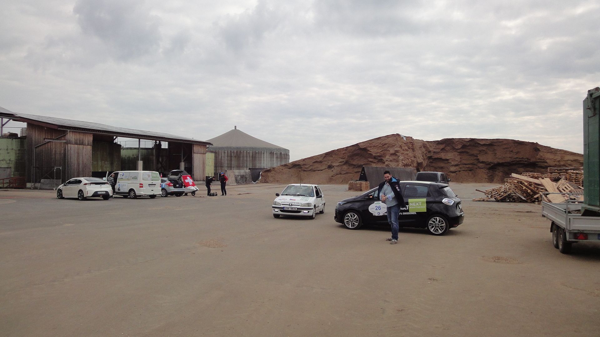 Auf der Strecke der diesjährigen Wave konnte diese Biogasanlage bewundert werden.